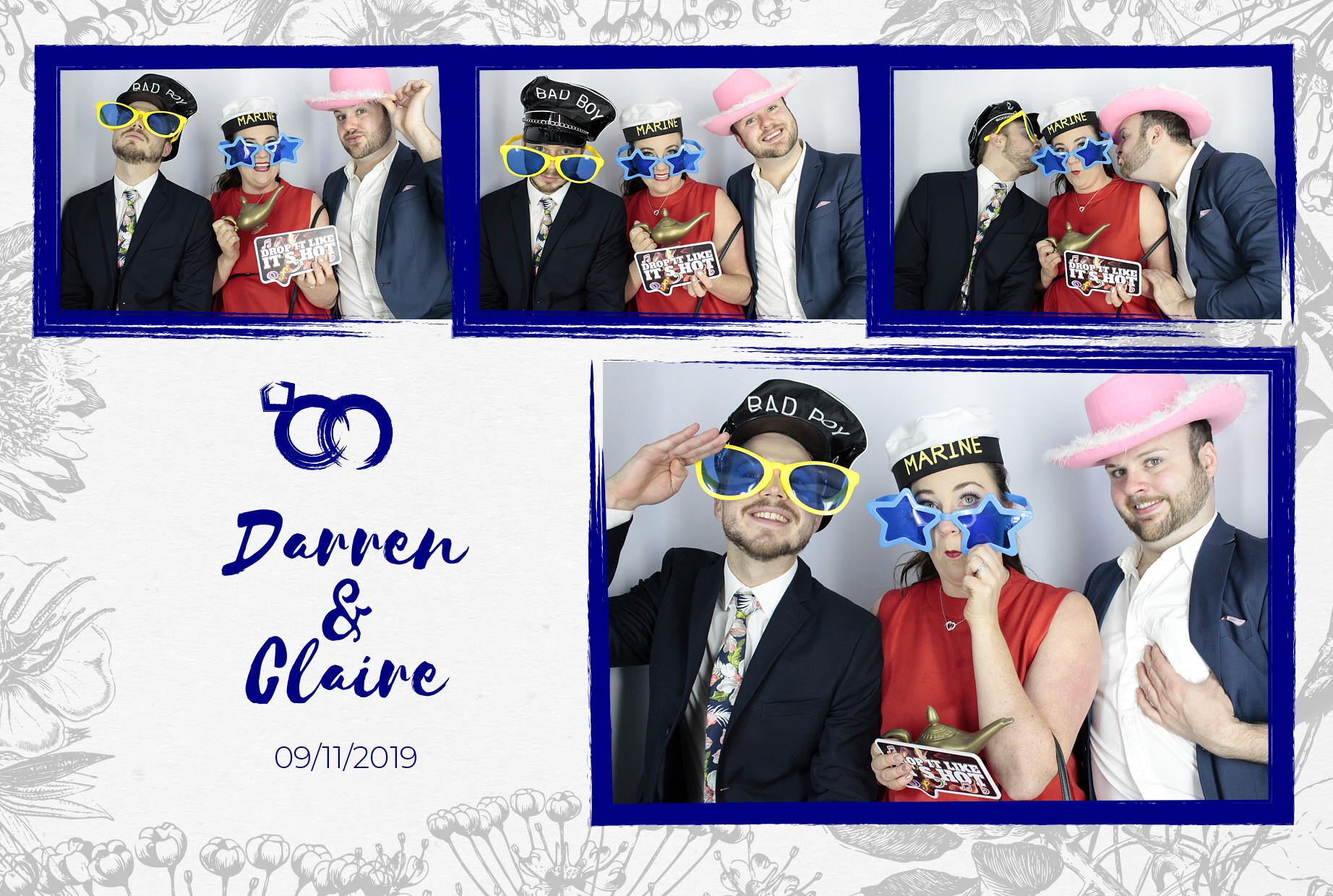 Darren and Claire’s Wedding  | View more photos from the event at gallery.myphotoboothexperience.co.uk/u/MyPhotoBoothExperienceLtd/Darren-and-Claire’s-Wedding